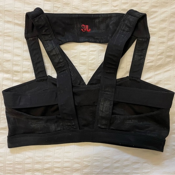 JO+JAX-Black Strappy Sports Bra - Picture 2 of 3